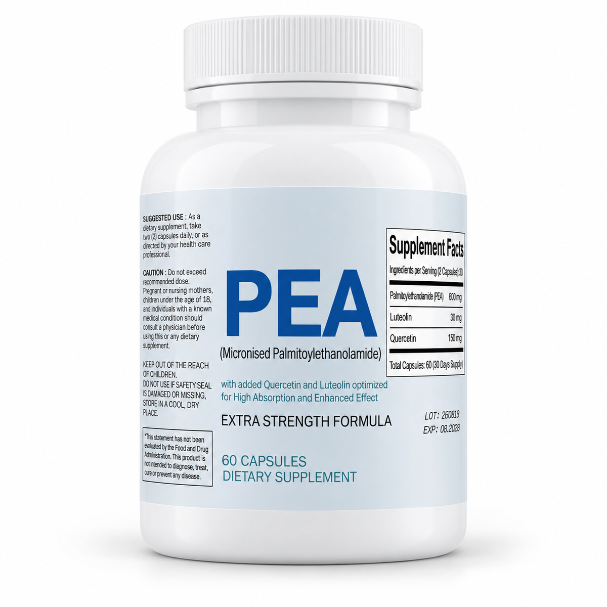 Arelora PEA Knee Support bottle